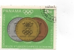 Stamps Panama -  MEDALLAS OLIMPICAS