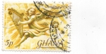Stamps Ghana -  NAVIDAD 1975
