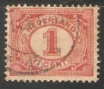 Stamps Netherlands -  Numero 1