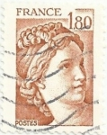 Stamps France -  SERIE SABINE DE GANDON. VALOR FACIAL 1.80 FF. YVERT FR 2061