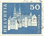 Stamps Switzerland -  EDIFICIOS. CASTILLO Y COLEGIATA DE NEUCHATEL. YVERT CH 820