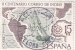 Stamps Spain -  II Centenario Correo de Indias (25)