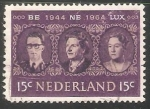 Stamps Netherlands -  Rey Balduino, reina Juliana y la Gran Duquesa Carlota