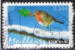 Stamps France -  37 - Pájaro