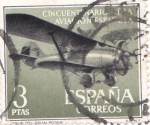 Stamps : Europe : Spain :  Cincuentenario de la Aviacion española