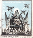 Stamps Spain -  Cincuentenario de la Aviacion española