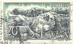Stamps Spain -  MONASTERIO SAN PEDRO DE CARDEÑA. SEPULCROS DEL CID Y DOÑA JIMENA. EDIFIL 2445