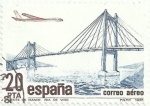 Stamps Spain -  CORREO AÉREO. PUENTE DE RANDE SOBRE LA RÍA DE VIGO. EDIFIL 2636