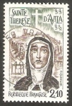 Sellos de Europa - Francia -  2249 - IV centº de la muerte de Santa Teresa de Ávila