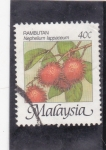 Stamps Malaysia -  FRUTA- RAMBUTAN
