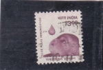 Stamps India -  INMUNIZACION CONTRA LA POLIO
