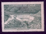 Stamps Chile -  Central Hidroelectrica de Rapel