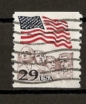 Stamps United States -  Monte Rushmore.