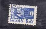 Stamps : Europe : Russia :  COMUNICACIONES