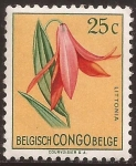 Sellos del Mundo : Africa : Rep�blica_Democr�tica_del_Congo : Littonia lindenii  1952 25 cents fr