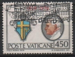 Stamps Vatican City -  S. S.  JUAN  PABLO  II  Y  ESCUDO