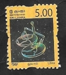 Sellos de Asia - Sri Lanka -  Libra, signo del Zodiaco