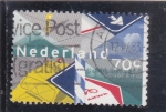 Stamps : Europe : Netherlands :  ETIQUETAS POSTALES