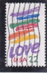 Stamps United States -  L O V E 