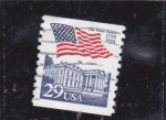 Stamps : Europe : Spain :  BANDERA ESTADOUNIDENSE Y CASA BLANCA