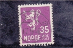 Stamps Norway -  LEON RAMPANTE