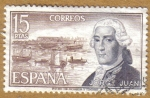 Stamps : Europe : Spain :  Jorge Juan