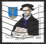 Stamps Germany -  1734 - 500 Anivº del nacimiento de Philipp Melanchthon