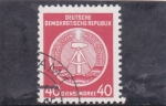 Stamps : Europe : Germany :  BLASON DE LA D.R.A.