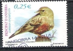 Sellos del Mundo : Europa : Andorra : 2002 Fauna. Pájaros.