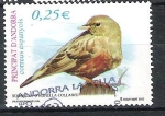 Stamps Andorra -  2002 Fauna. Pájaros.