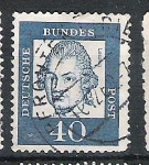 Stamps Germany -  1961 -1962 Personajes.Papel blanco normal.*