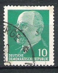 Stamps Germany -  1961 Presidente Walter Ulbricht DDR