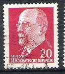 Stamps Germany -  1961 Presidente Walter Ulbricht DDR