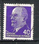 Sellos de Europa - Alemania -  1963 Walter Ulbricht - New Values DDR