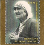 Stamps Argentina -  Madre Teresa de Calcuta