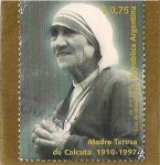 Stamps : America : Argentina :  Madre Teresa de Calcuta