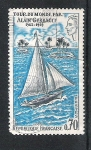 Stamps France -  1970 Alain Gerbault's World Voyage./