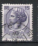 Stamps Italy -  1956 Italia - Syracusean Coin
