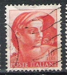 Stamps Italy -  1961 Designs From Sistine Chapel by Michelangelo