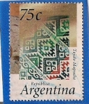 Stamps Argentina -  Tejido Mapuche