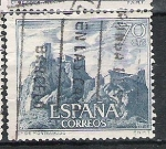 Stamps Spain -  Castillo de Montegudo