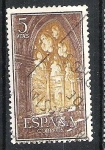 Stamps Spain -  1963 Real Monasterio de Santa María de Poblet. Tarragona.**