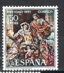 Stamps Spain -  Navidad 1967