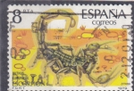 Stamps Spain -  escorpión (26)