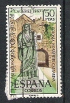 Stamps Spain -  1967 Bimilenario de la fundación de Cáceres.