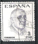 Stamps Spain -  1966 Personajes famosos. Escritores.