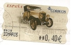 Stamps Spain -  ATM - Automóviles de época - Hispano Suiza 20-30 HP 1910