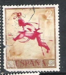Stamps Spain -  1967 Homenaje a pintor desconocido. Pinturas rupestres.