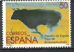 Sellos de Europa - Espa�a -  Pabellón de España Exp 88 Australia