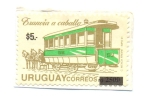 Sellos de America - Uruguay -  TRANVIA A CABALLO